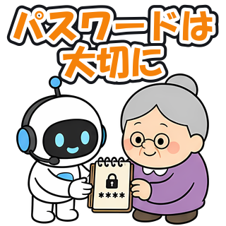パスワードは大切に