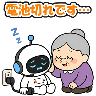 電池切れです…