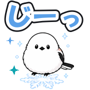 じーっ