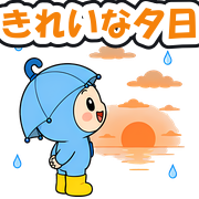 きれいな夕日